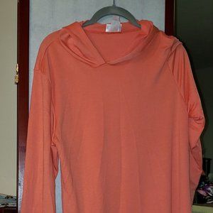NWT SWAK Peachy Orange Hoodie - 1X
